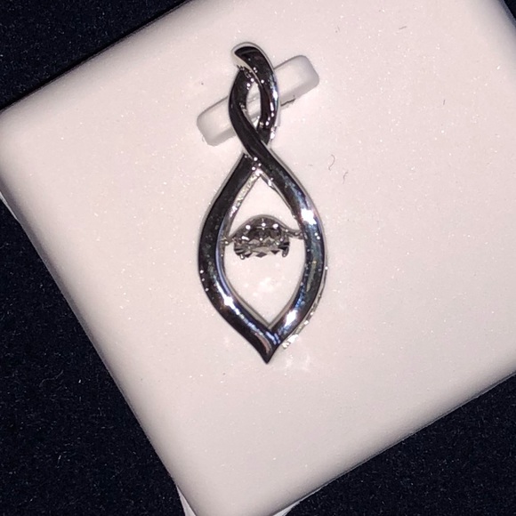 REAL Diamond pendant The Infinity Dancing Diamond - Picture 5 of 6